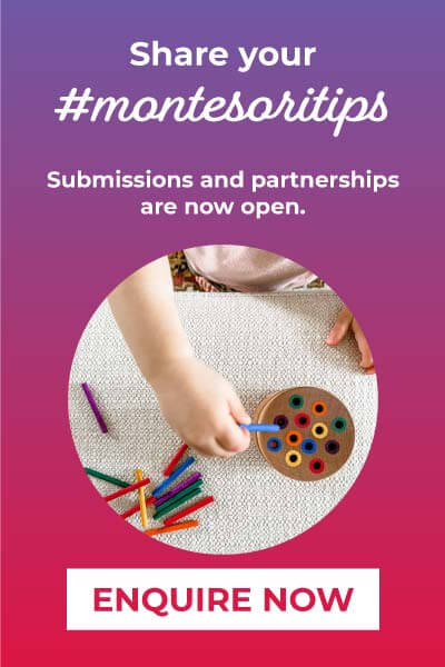 Partner with Montessori Tips to share your story, brand or product