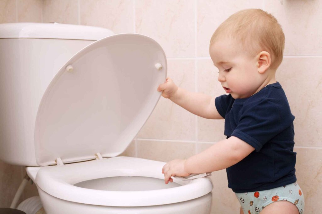 Watch your child for signs to see if they are ready to start potty or toilet training